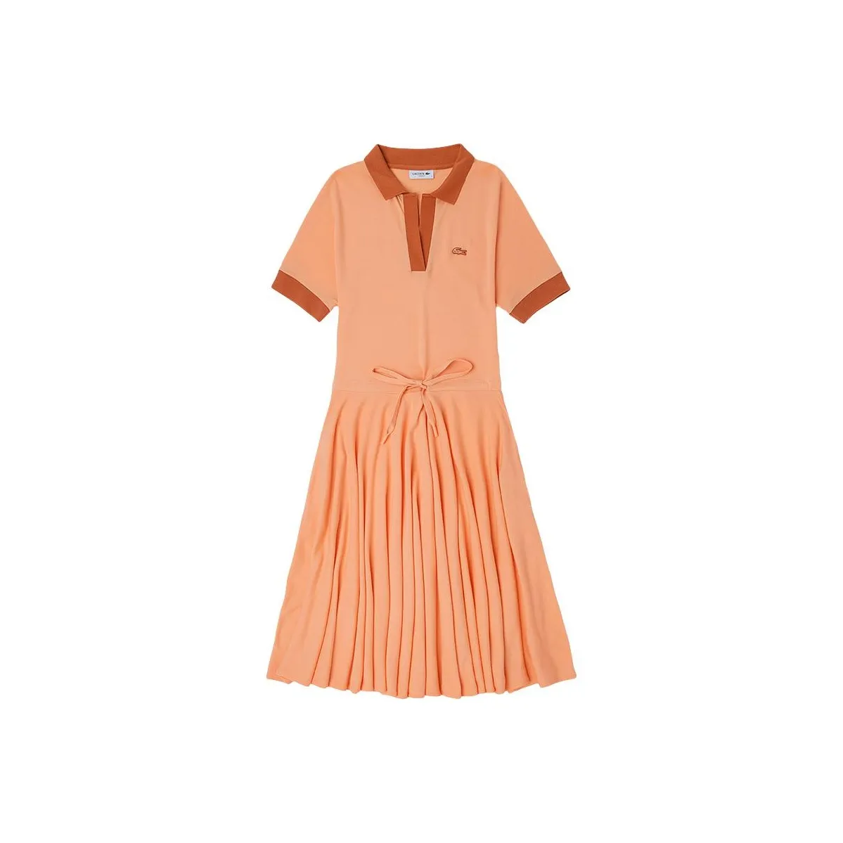 LACOSTE Short Sleeved Dress Women's FQQ/Light Orange