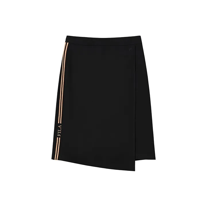 FILA Глубокий черный Женские Повседневные длинные юбки