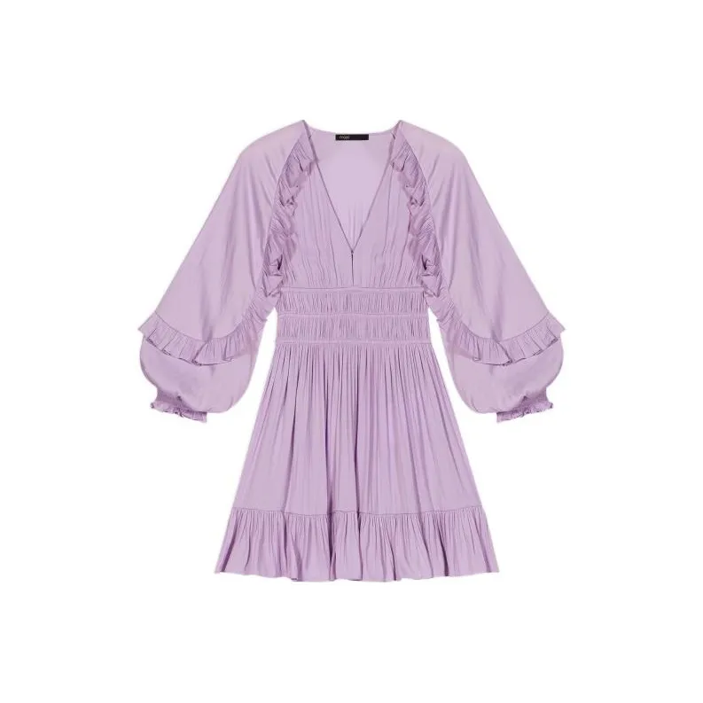 Maje Pre owned Ruffled Long sleeve Dress