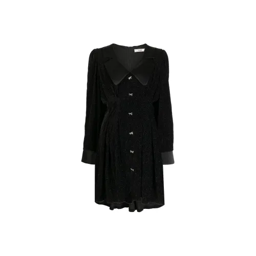B+AB Black Женские Длинные Рукава Платья