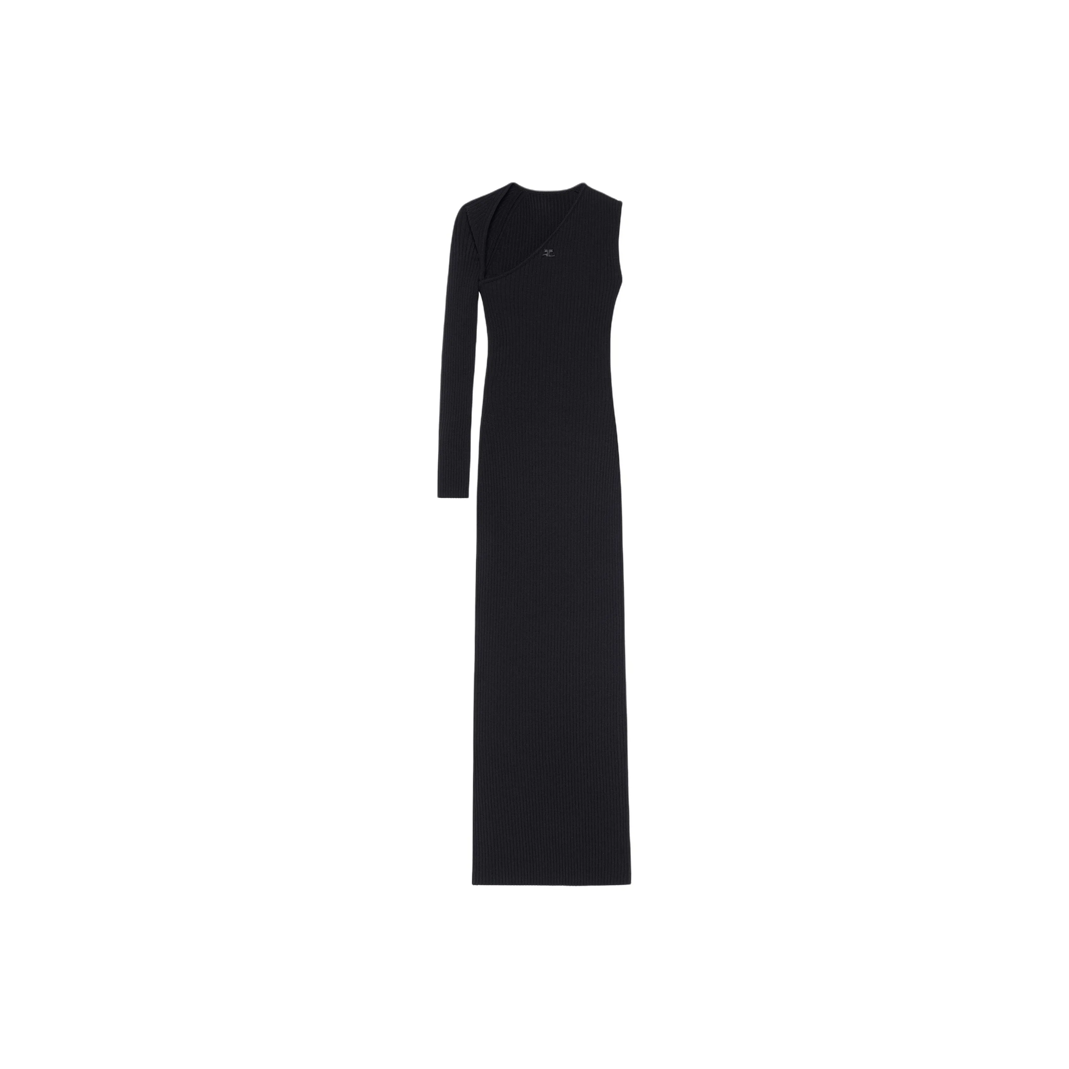 Courrèges Ribbed knit Maxi Dress