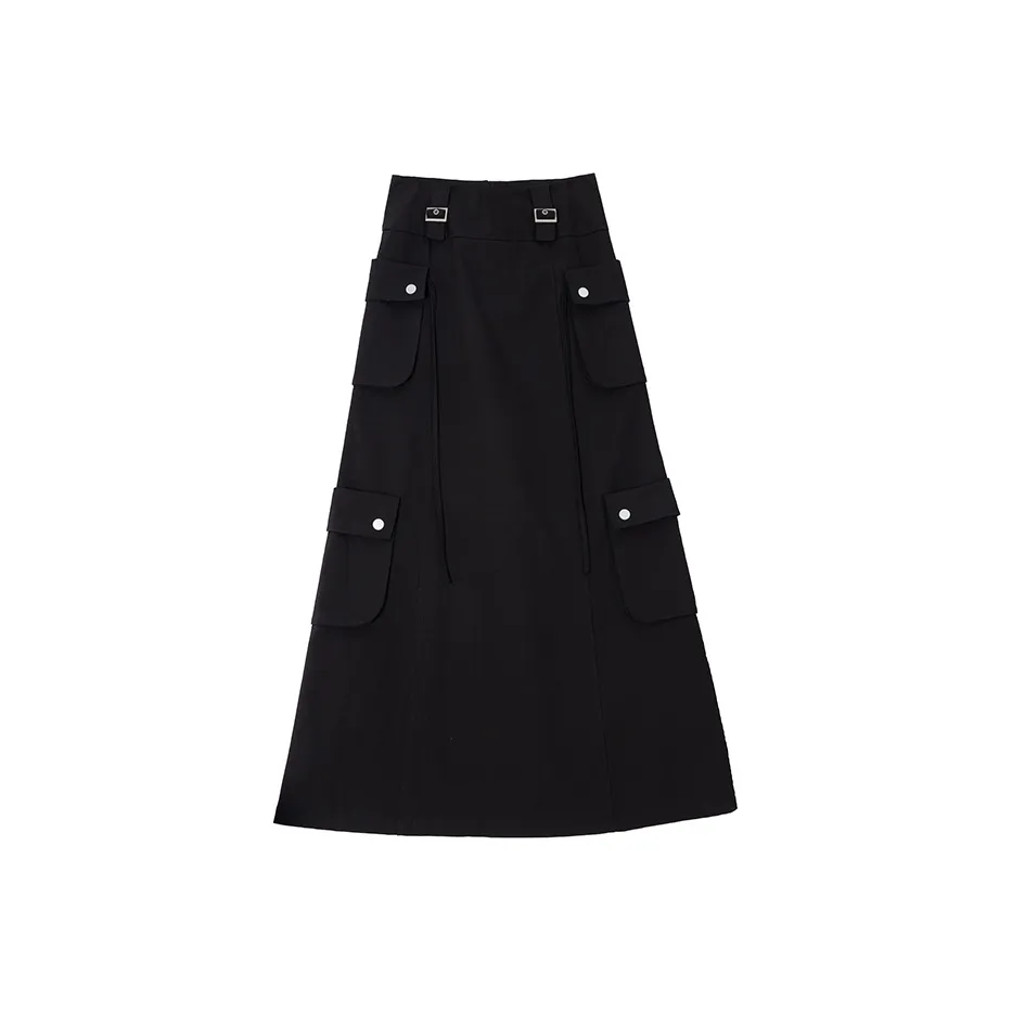 E.D.X Denim Длинная Юбка Женская Черная