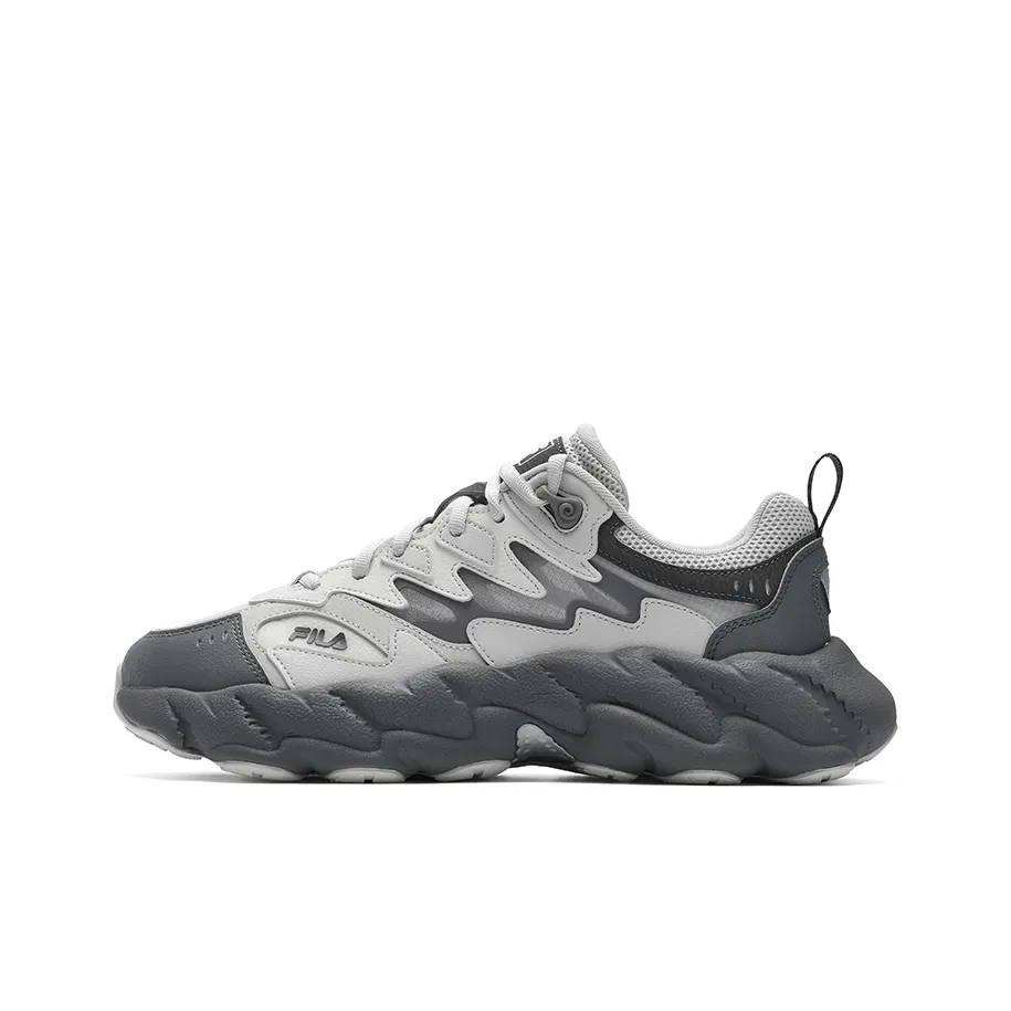 FILA Modern FERN 2 Fern Sneakers 2 Abrasion Resistant Breathable Low Top Casual Shoes Men's Gray