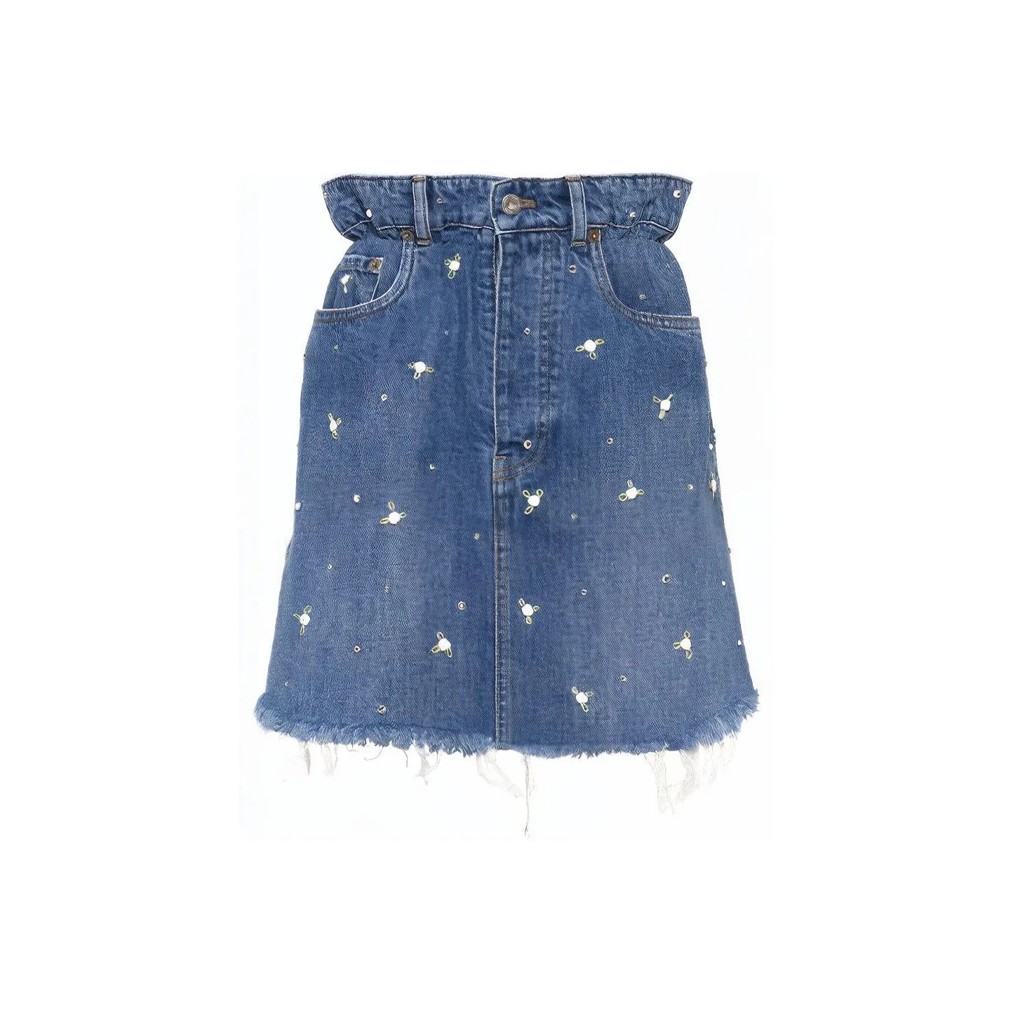 MIU MIU SS21 Miniskirt Women's Blue