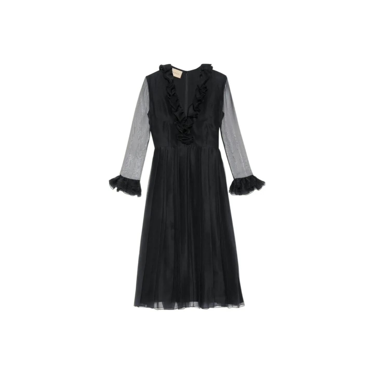 GUCCI FW22 Long Sleeved Dress Women's Black