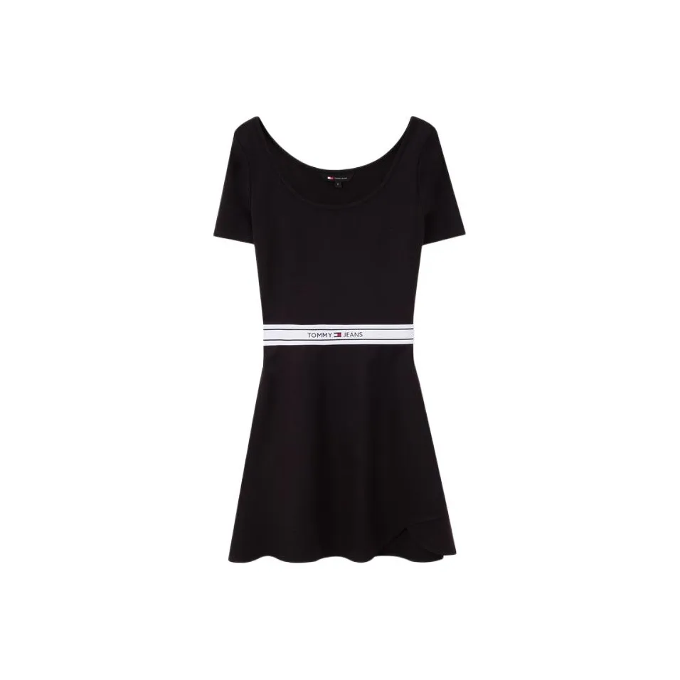 Tommy Hilfiger Короткий рукав Платье Женское Черное