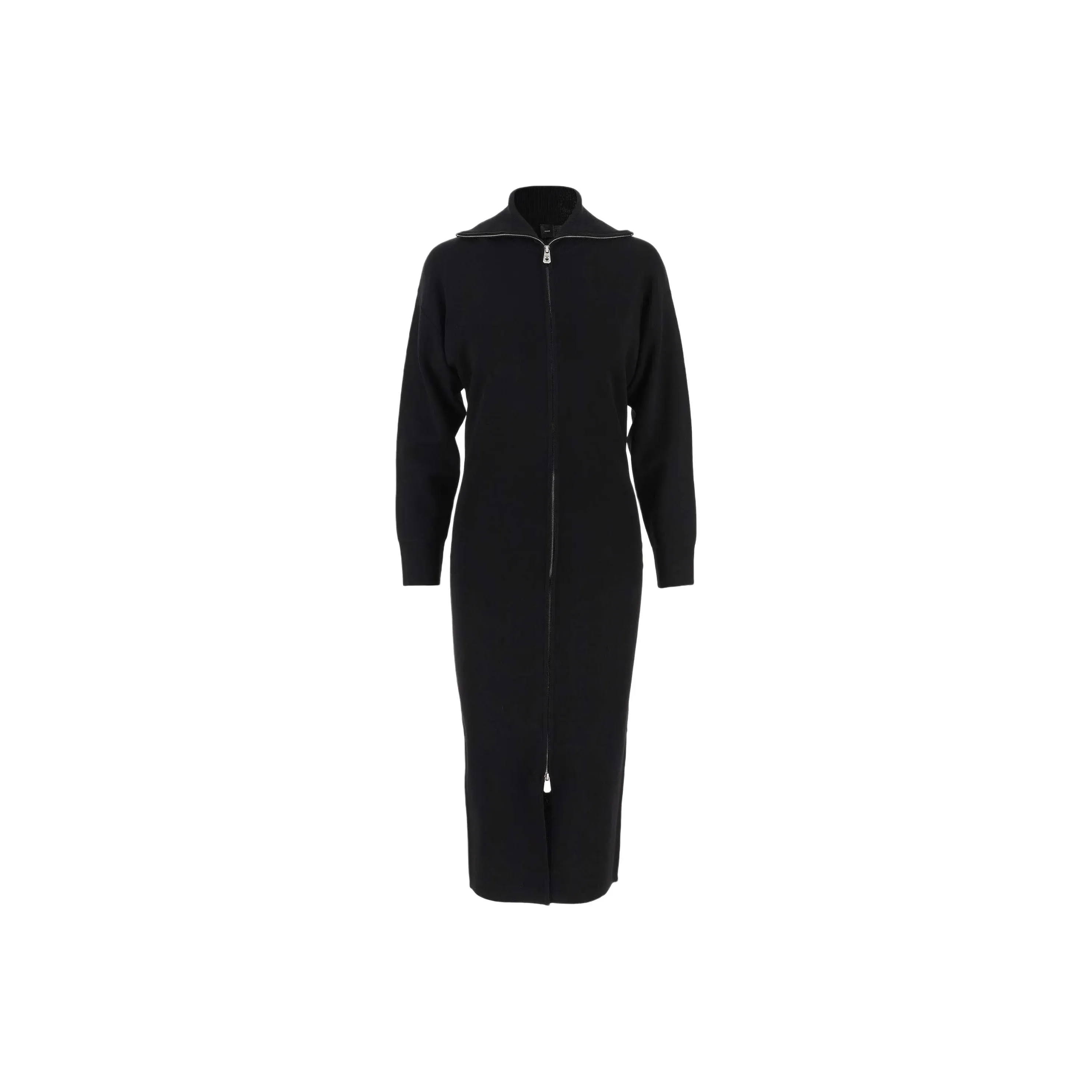 PINKO Mock Neck Knitted Midi Dress