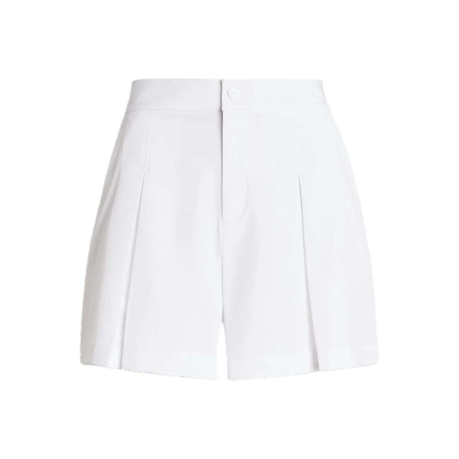 Polo Ralph Lauren 4 Way Stretch Pleated Shorts Casual Shorts Women's White