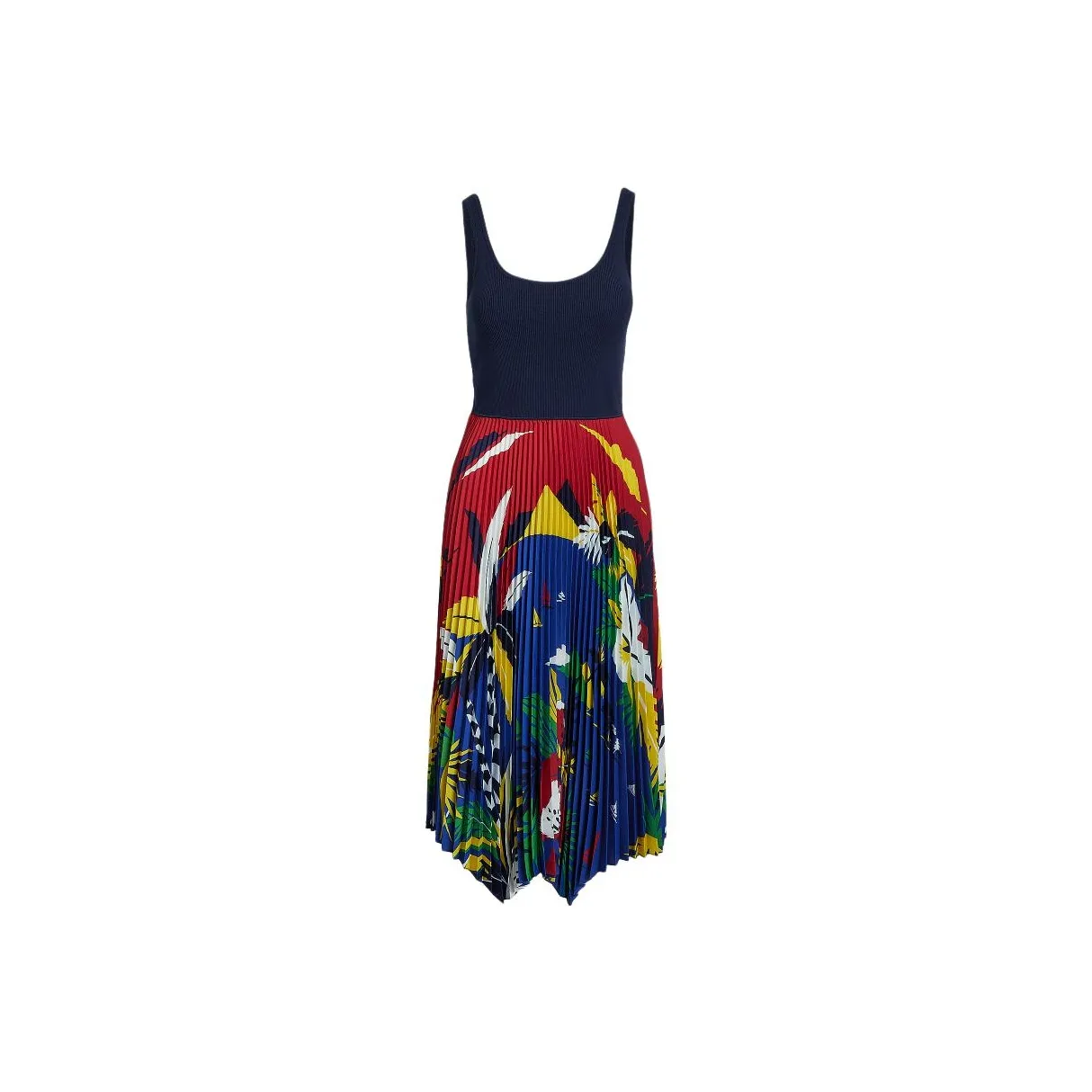 Polo Ralph Lauren SS24 Sleeveless Dress Women's Multicolor Поло Ralph Lauren SS24 Без рукавов Платье Женское Многоцветное
