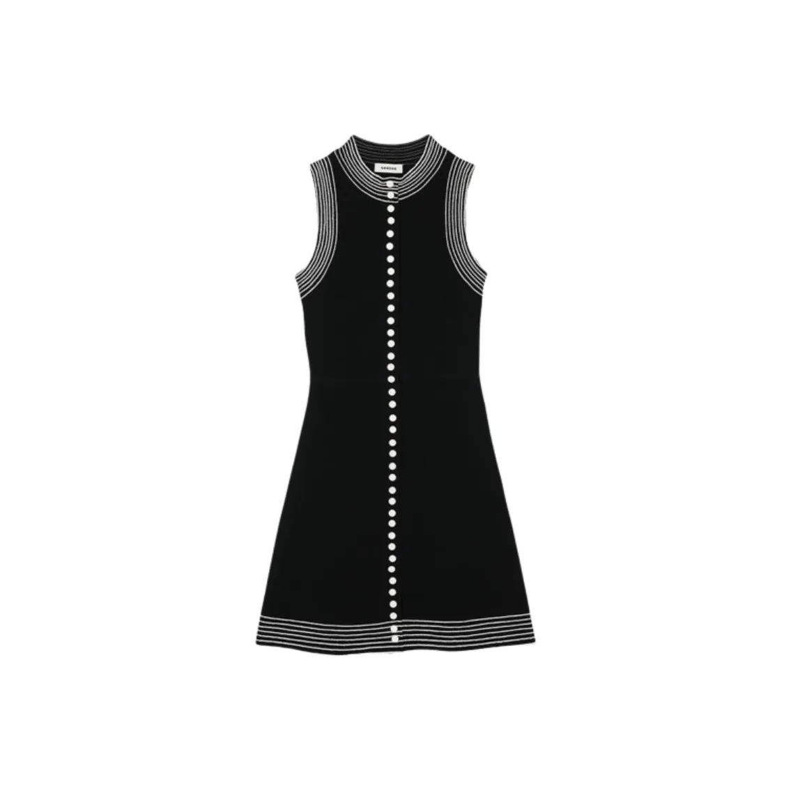 Sandro Button up Mini Dress