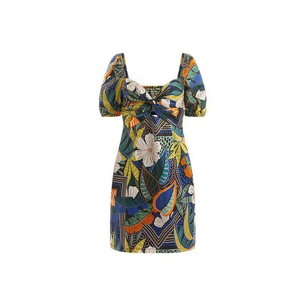 GUESS Short Sleeved Dresses Women's Multicolor