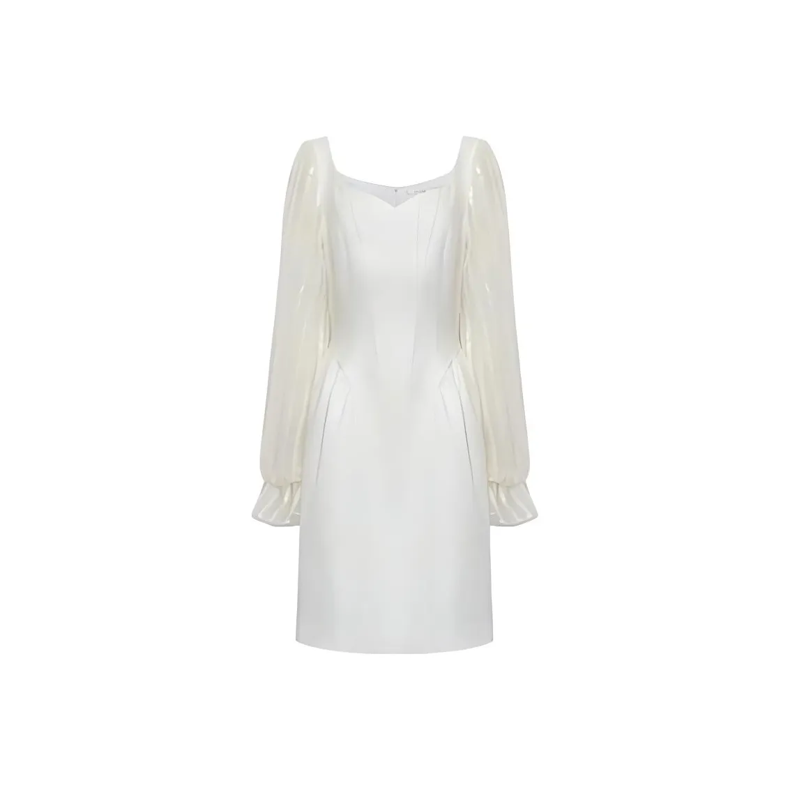 Caroline Длинный рукав Платье Женское Белое