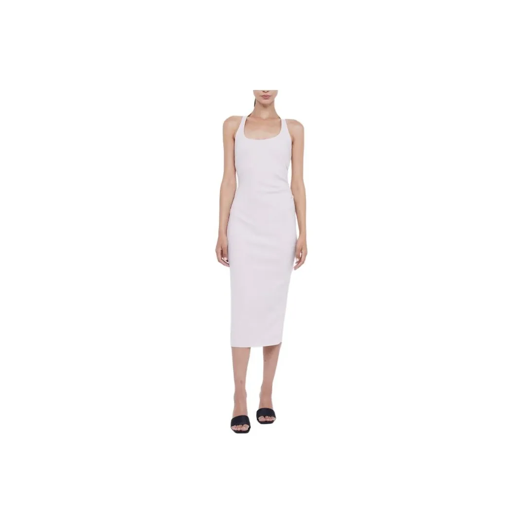 BEC+BRIDGE CYNDIE HALTER MIDI DRESS Slip Dress Women's Vanilla Bean
