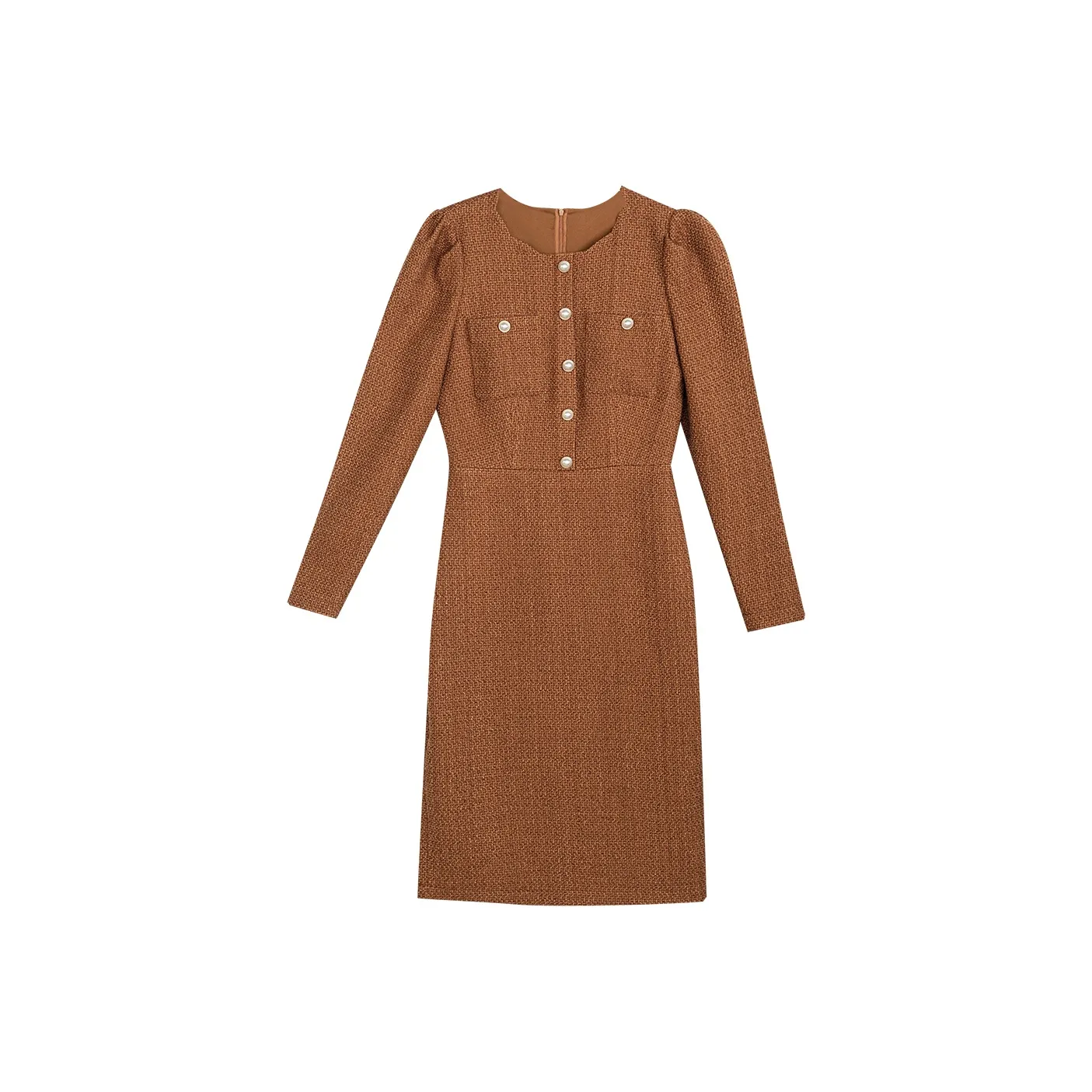 ROEYSHOUSE Платье Женское Карамельное