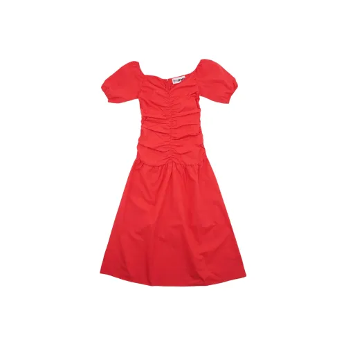 Opera Sport Red Женские Короткие Платья с Рукавами