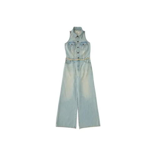 MOUSSY 111 Светло-синий Женские Комбинезоны