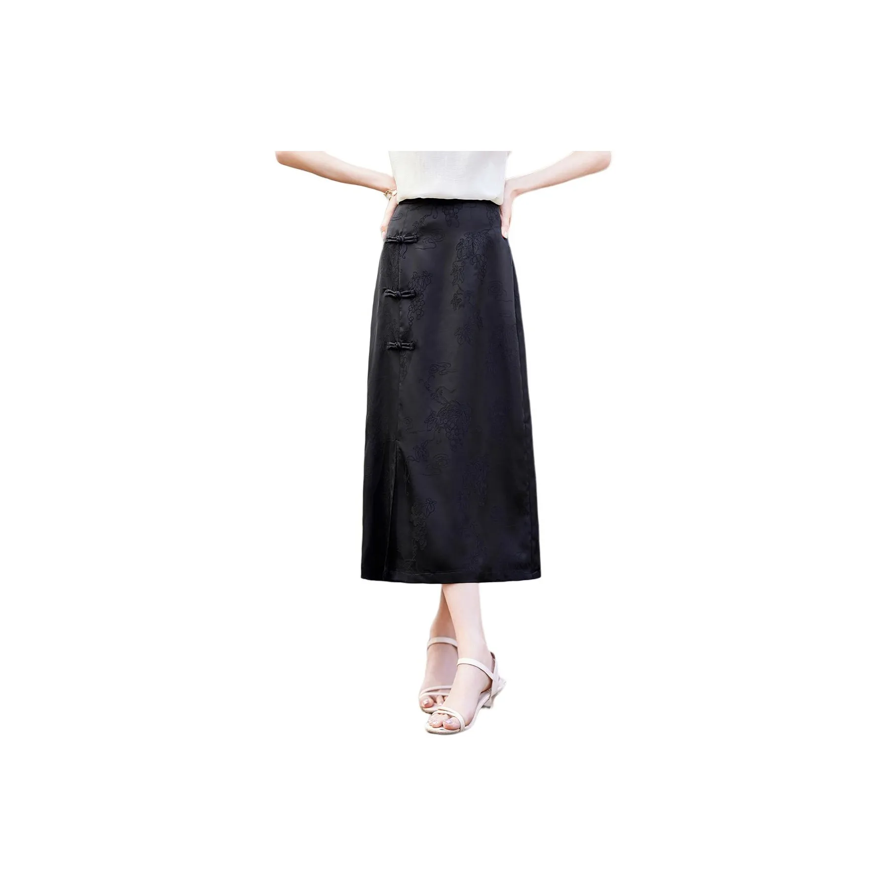 Like The Age Of Water Summer Short Sleeved Dress Regular Women's Black