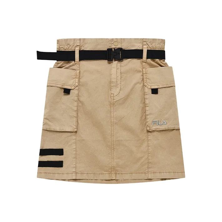 FILA FUSION Casual Short Skirts Women's Timber Khaki