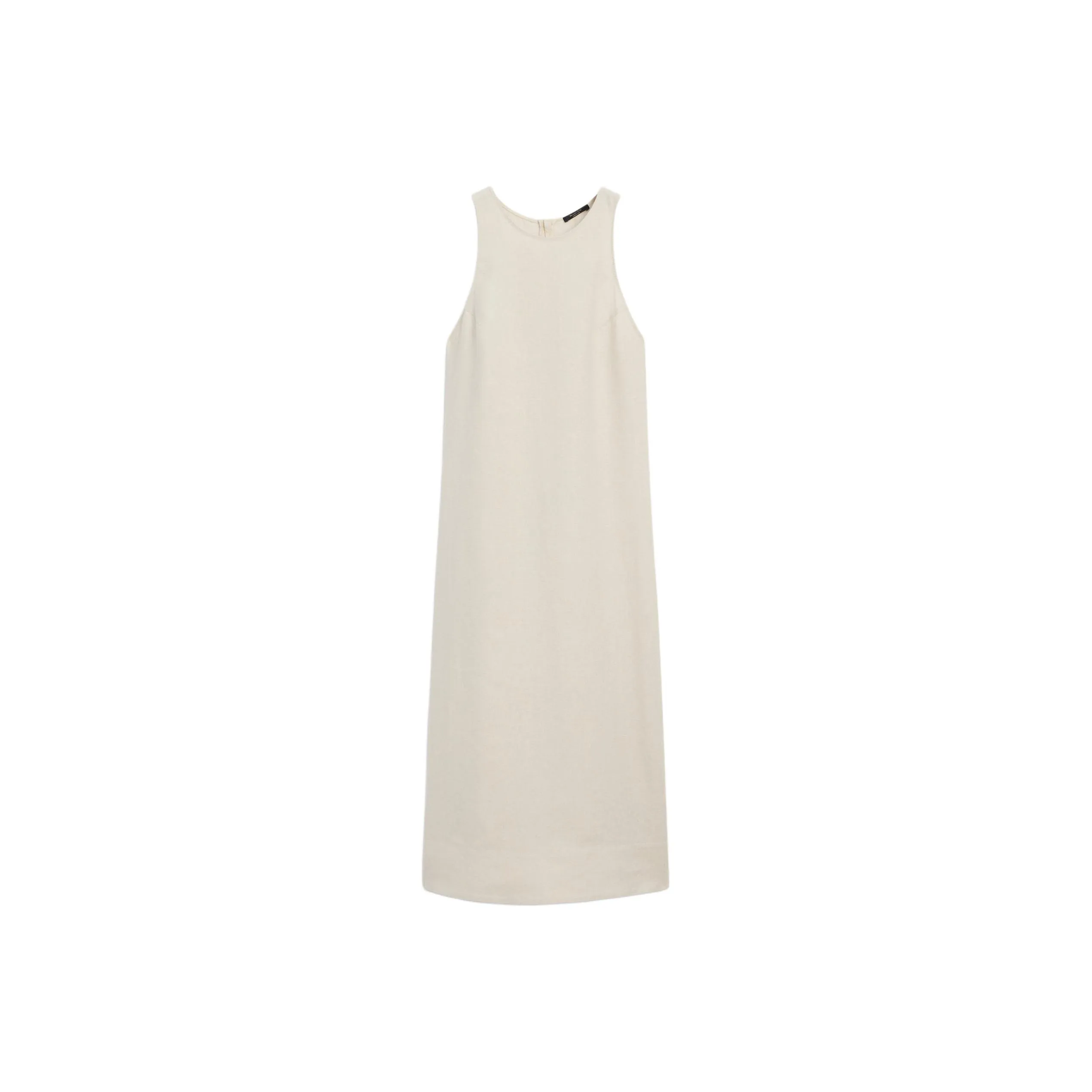 Massimo Dutti Sleeveless Dress Women's Ecru