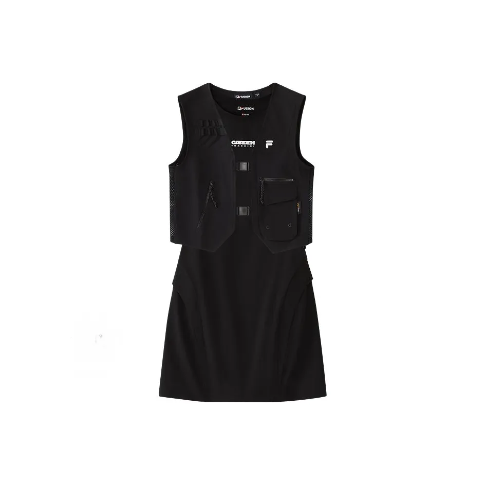 FILA FUSION Sleeveless Dresses Women's Jet Black
