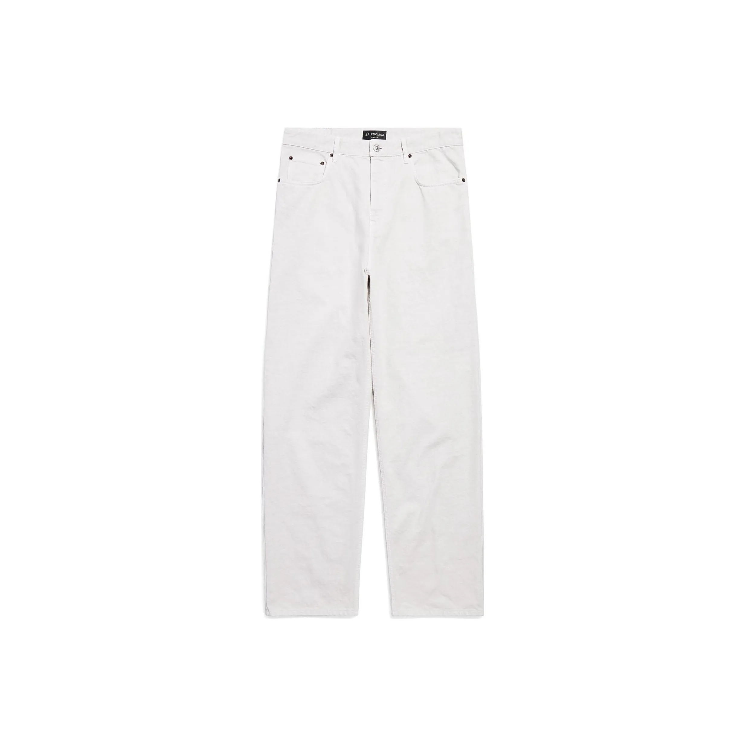 Balenciaga Jeans Loose Fit Women's White