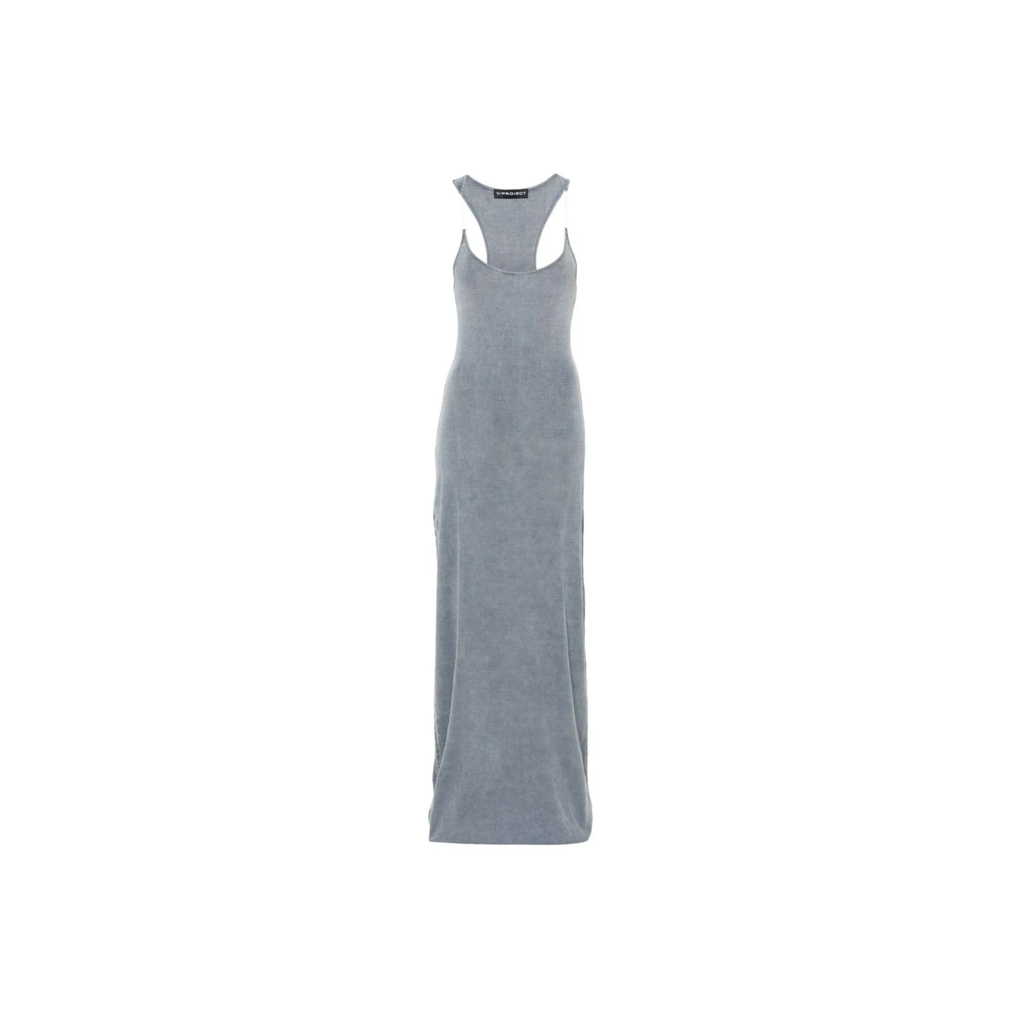 Y/Project Invisible Strap Ribbed Maxi Dress