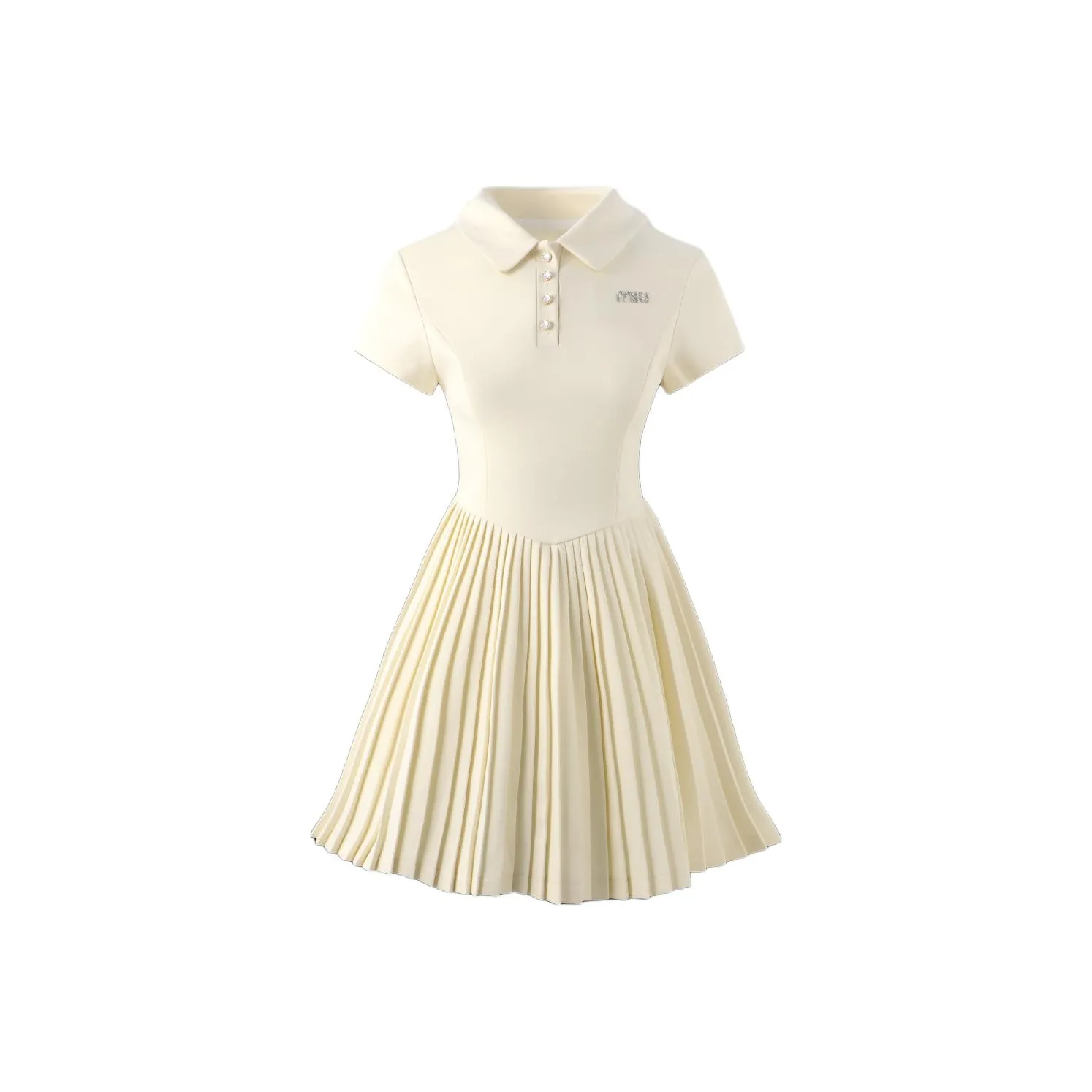 Fish Rabbits Короткий рукав платье женское абрикосовое