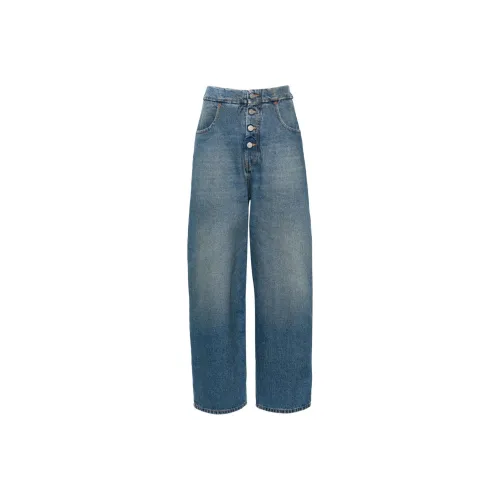 MM6 Maison Margiela Индиго Женские Джинсы