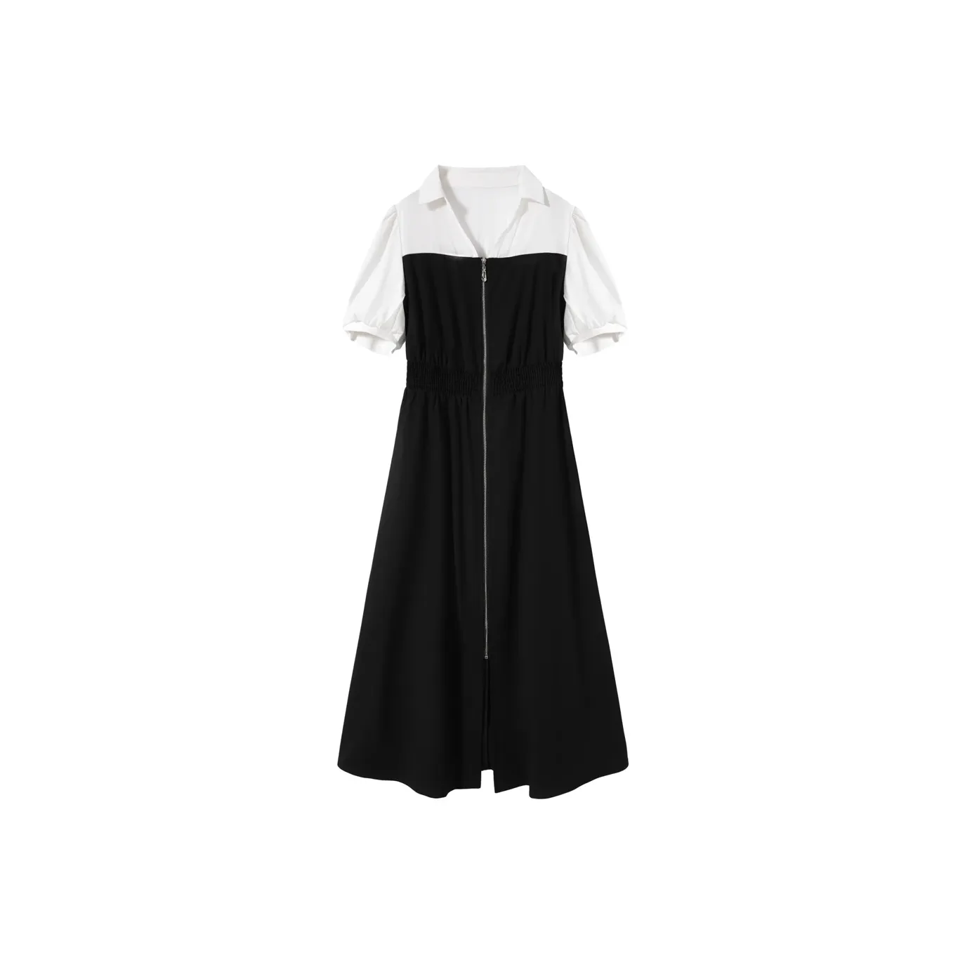 SHIRAN Короткий рукав Платье Женское Спокойный черный