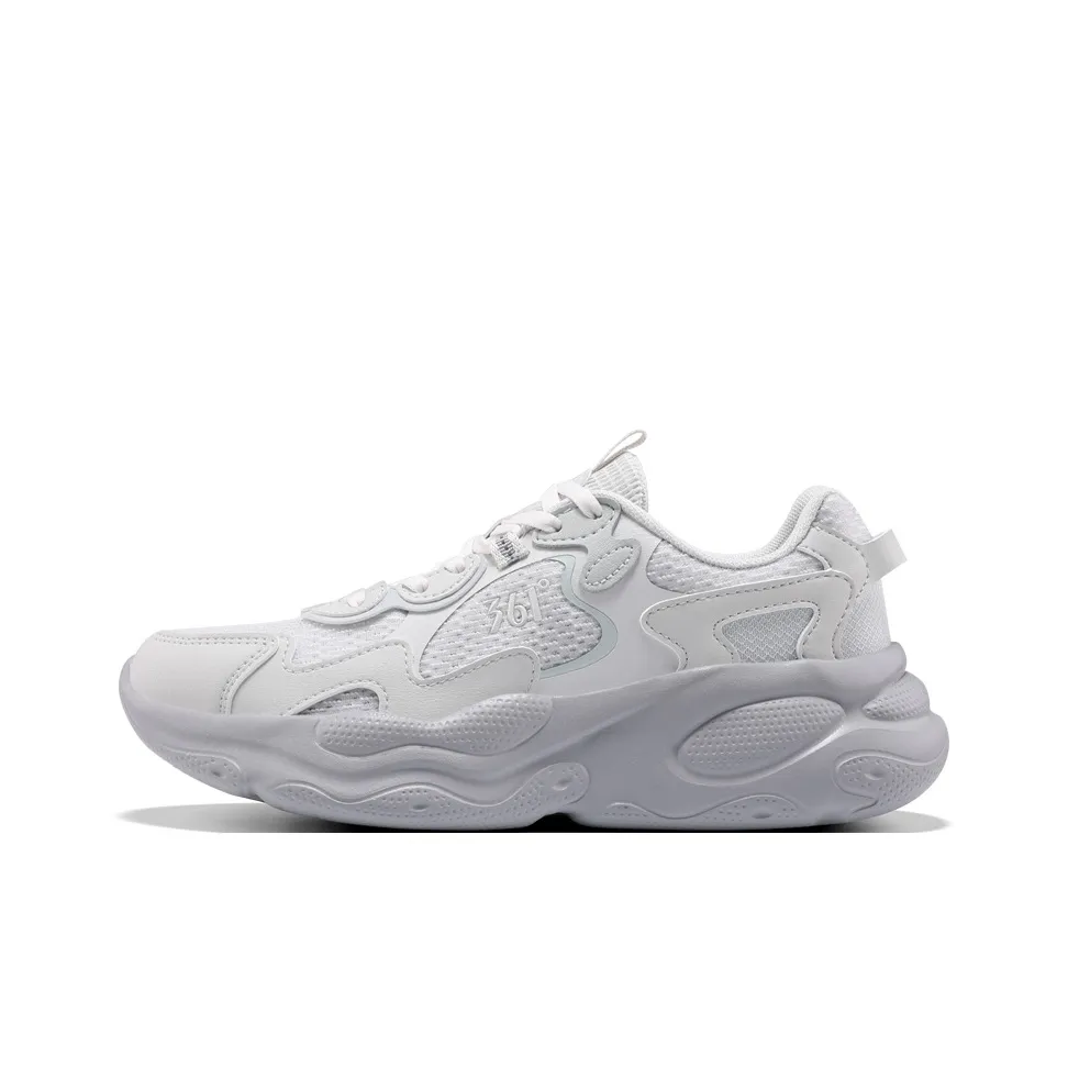 361° Yunshu Cushioning Abrasion Resistant Lightweight Low Top Casual Running Shoes Women's Gray