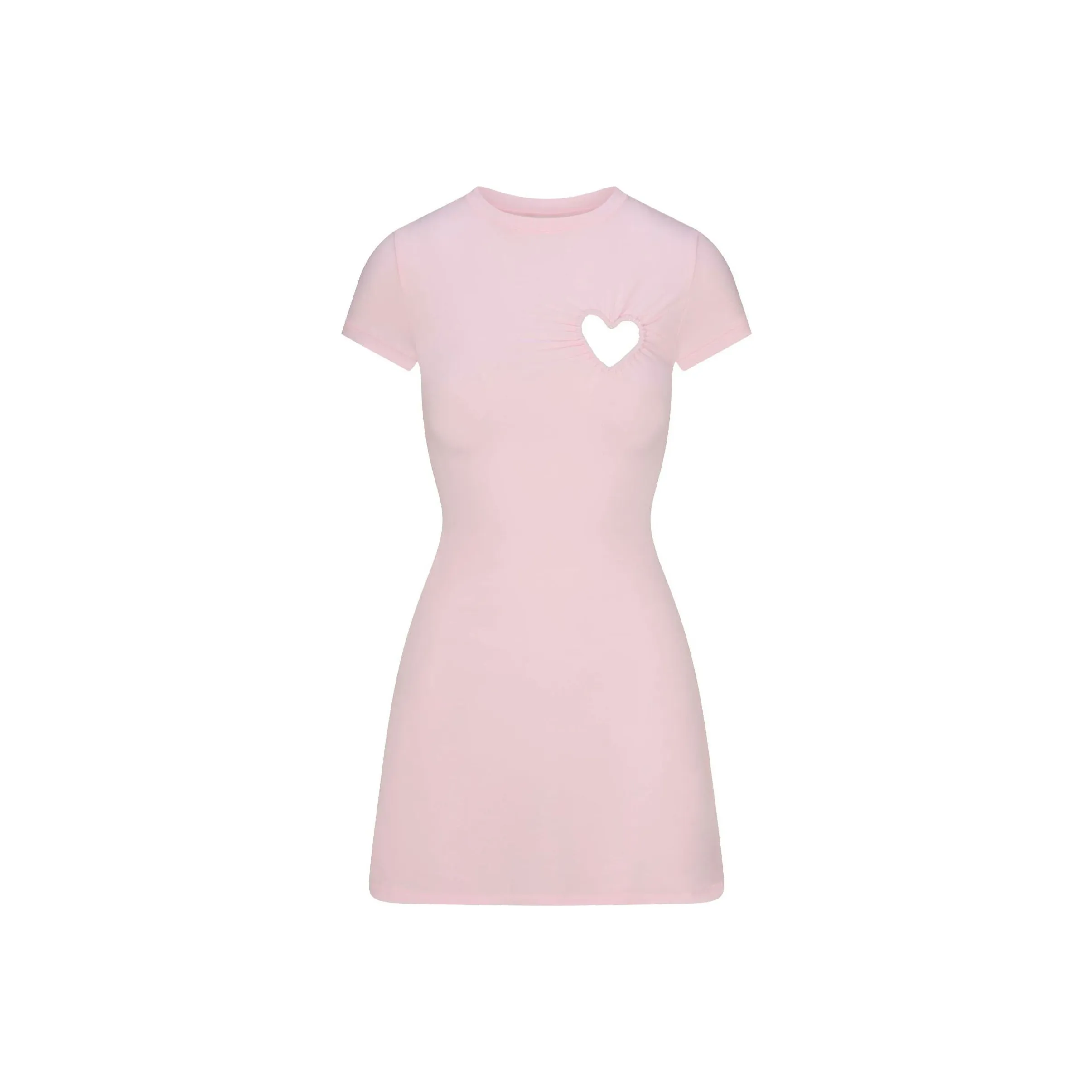 Skims Valentine's Day Collection Short Sleeved Dresses Women's CHERRY BLOSSOM/Cherry Blossom Pink