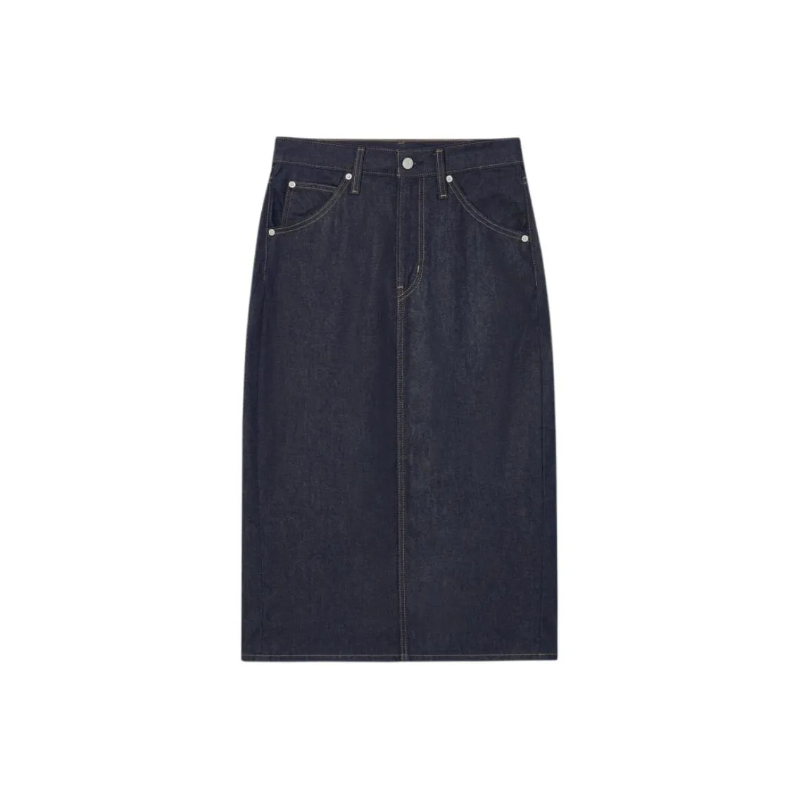 Levi's Denim Длинная Юбка Женская Джинсовая Синяя