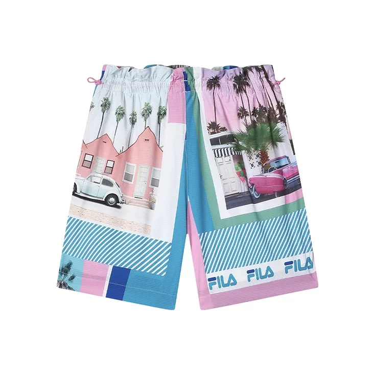 FILA Полный принт Женские Повседневные шорты