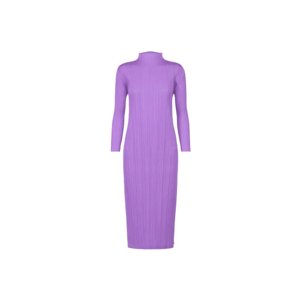PLEATS PLEASE ISSEY MIYAKE Long Sleeved Dress Women's Light Purple