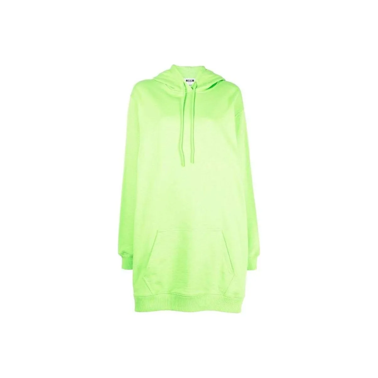 MSGM Logo print Hooded Jumper Dress