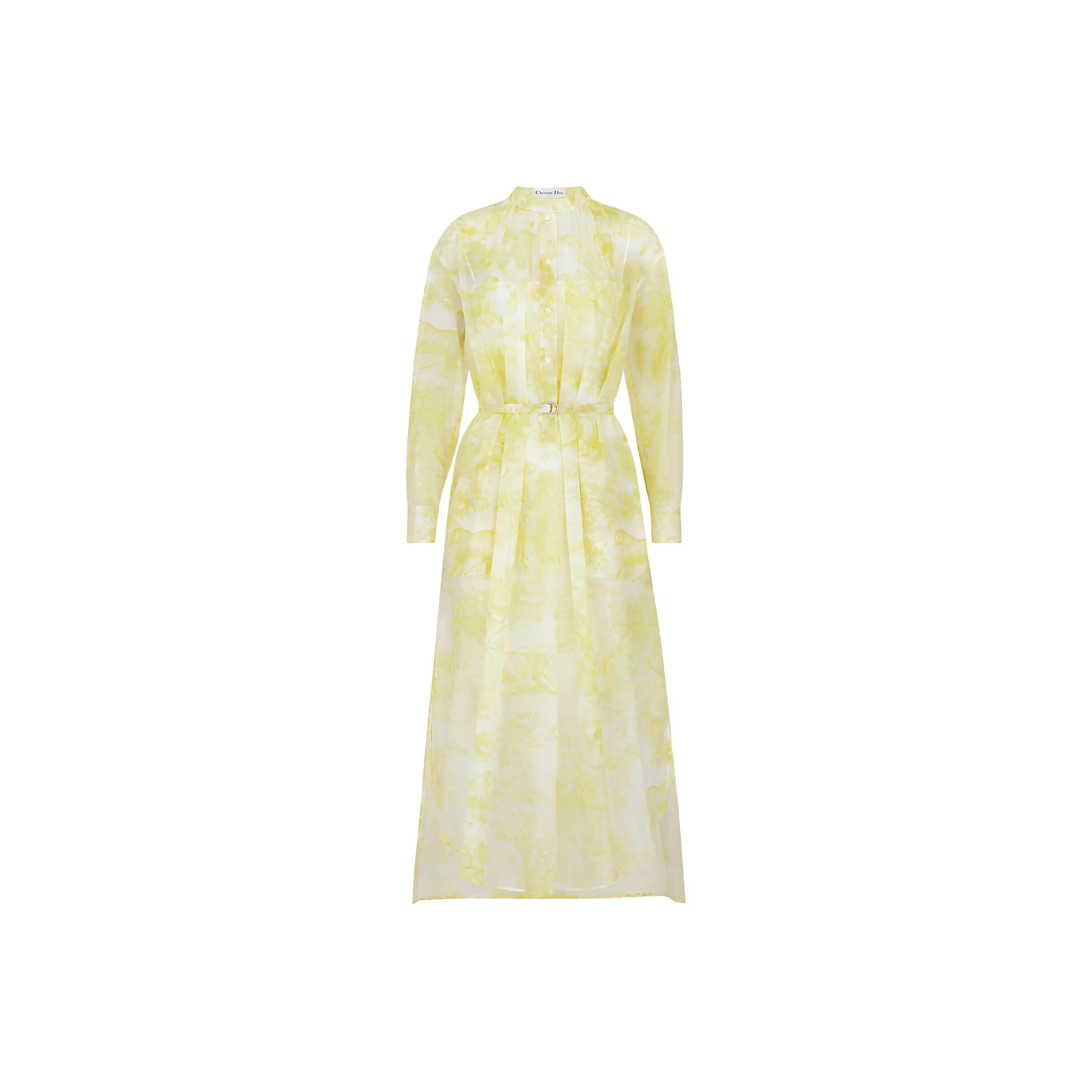 Christian DIOR Toile De Jouy Long Sleeved Dress