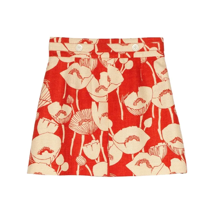 GUCCI Casual Long Skirts Women's Red