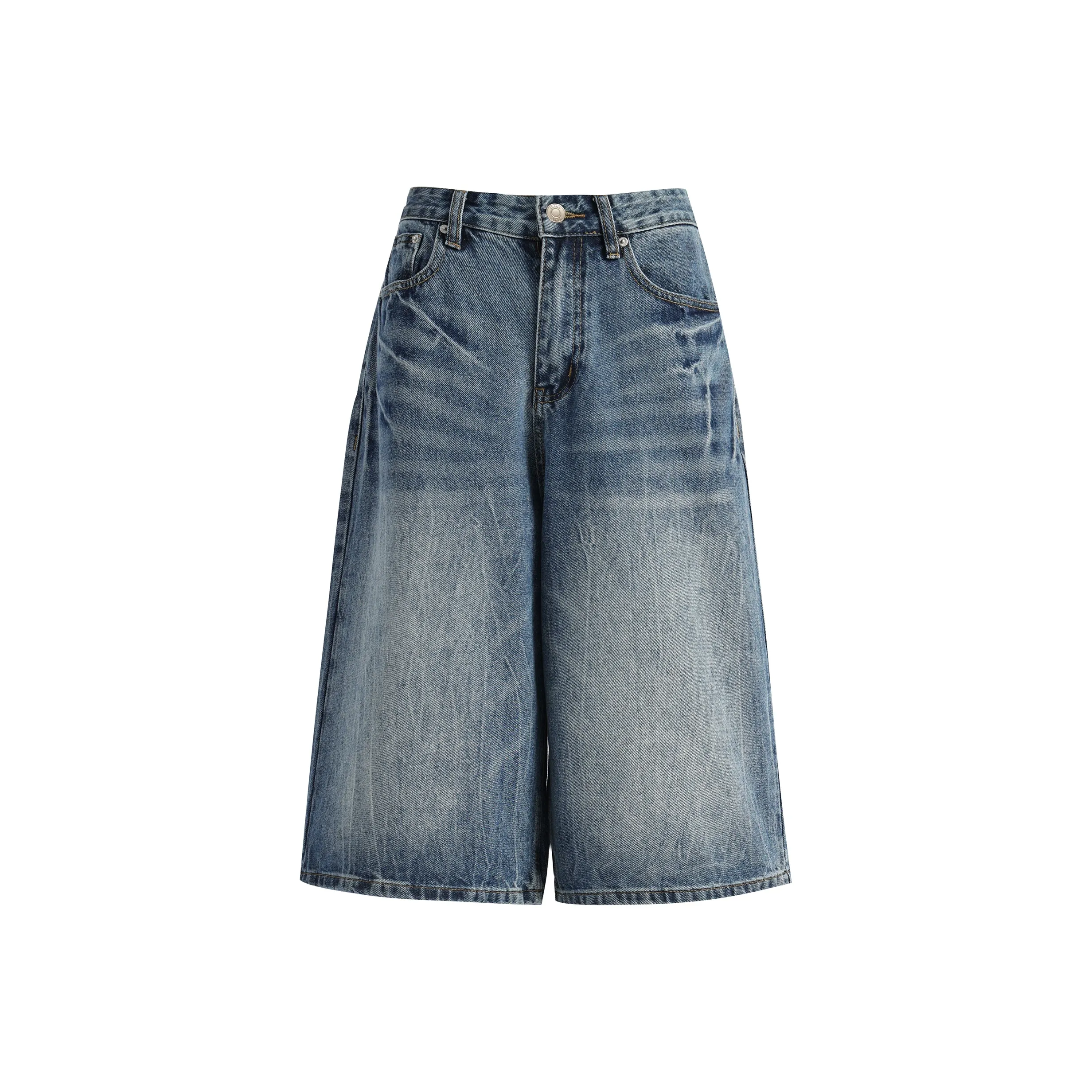 Wen Shan Jeans Women's Washed Blue