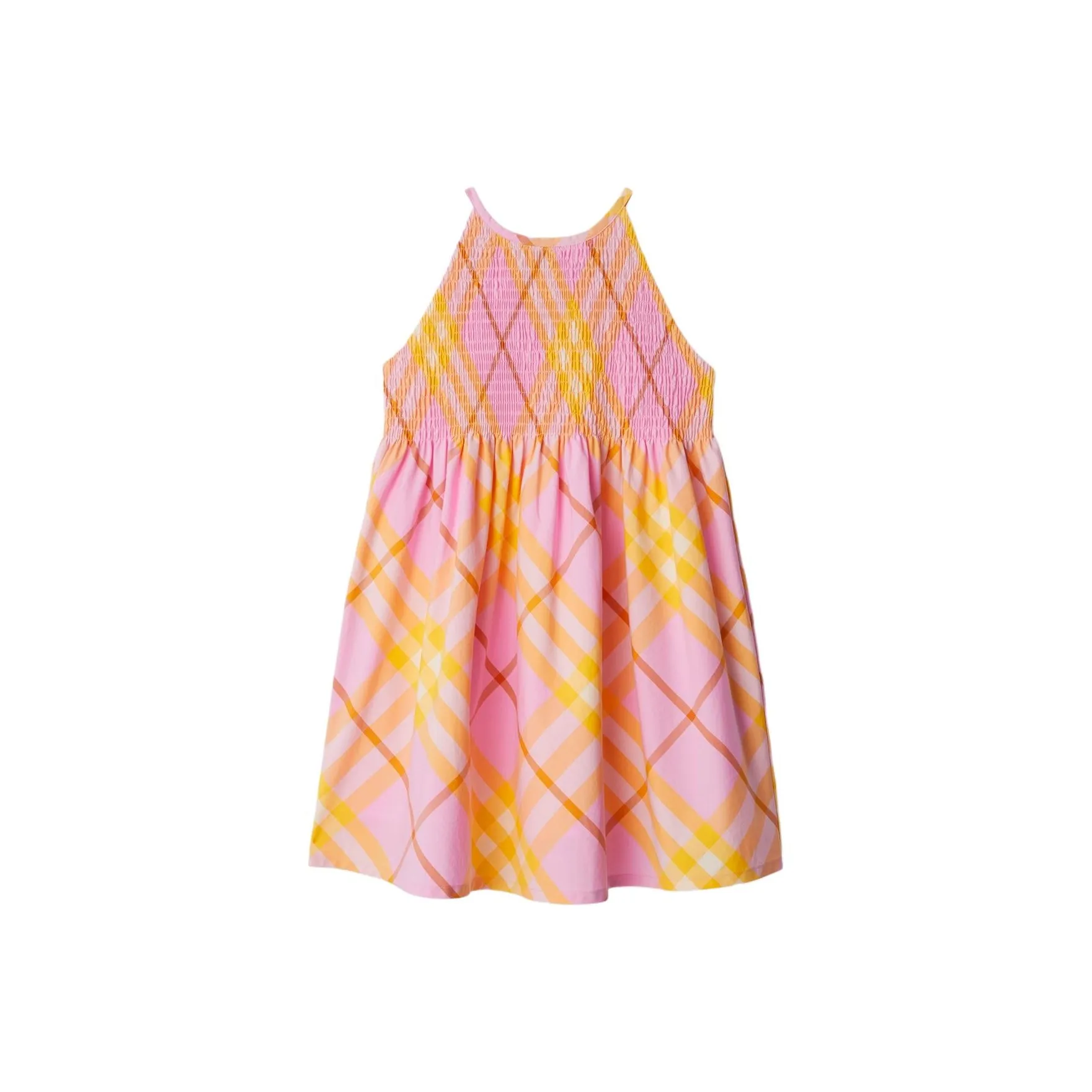 Burberry Checked Cotton Dress