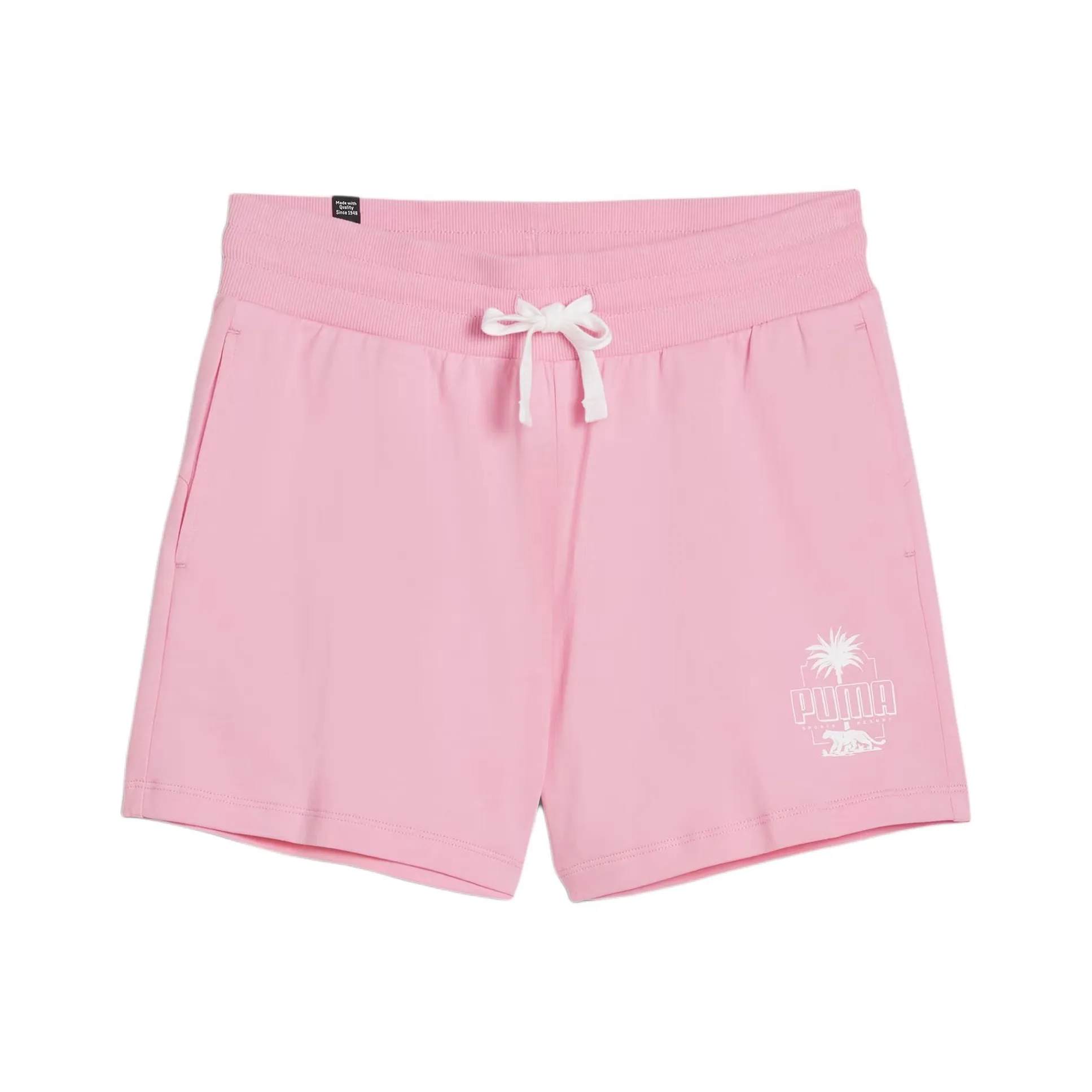 PUMA ESS+ Palm Resort Повседневные шорты Женские Розовые
