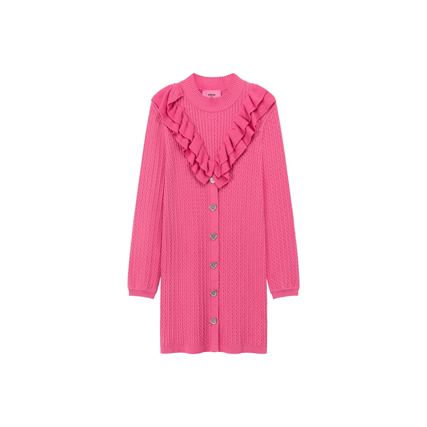 CHUU Long Sleeved Dresses Women's Fuchsia
