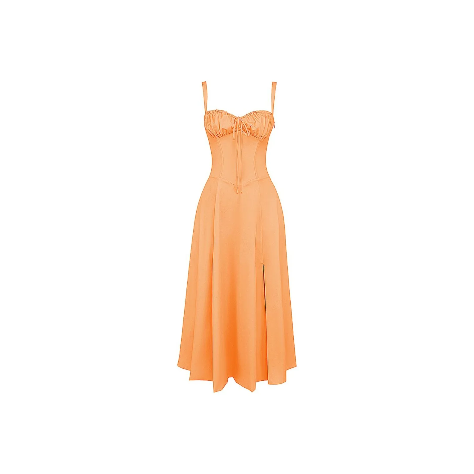 HOUSE OF CB Slip Платье Женское Оранжевое