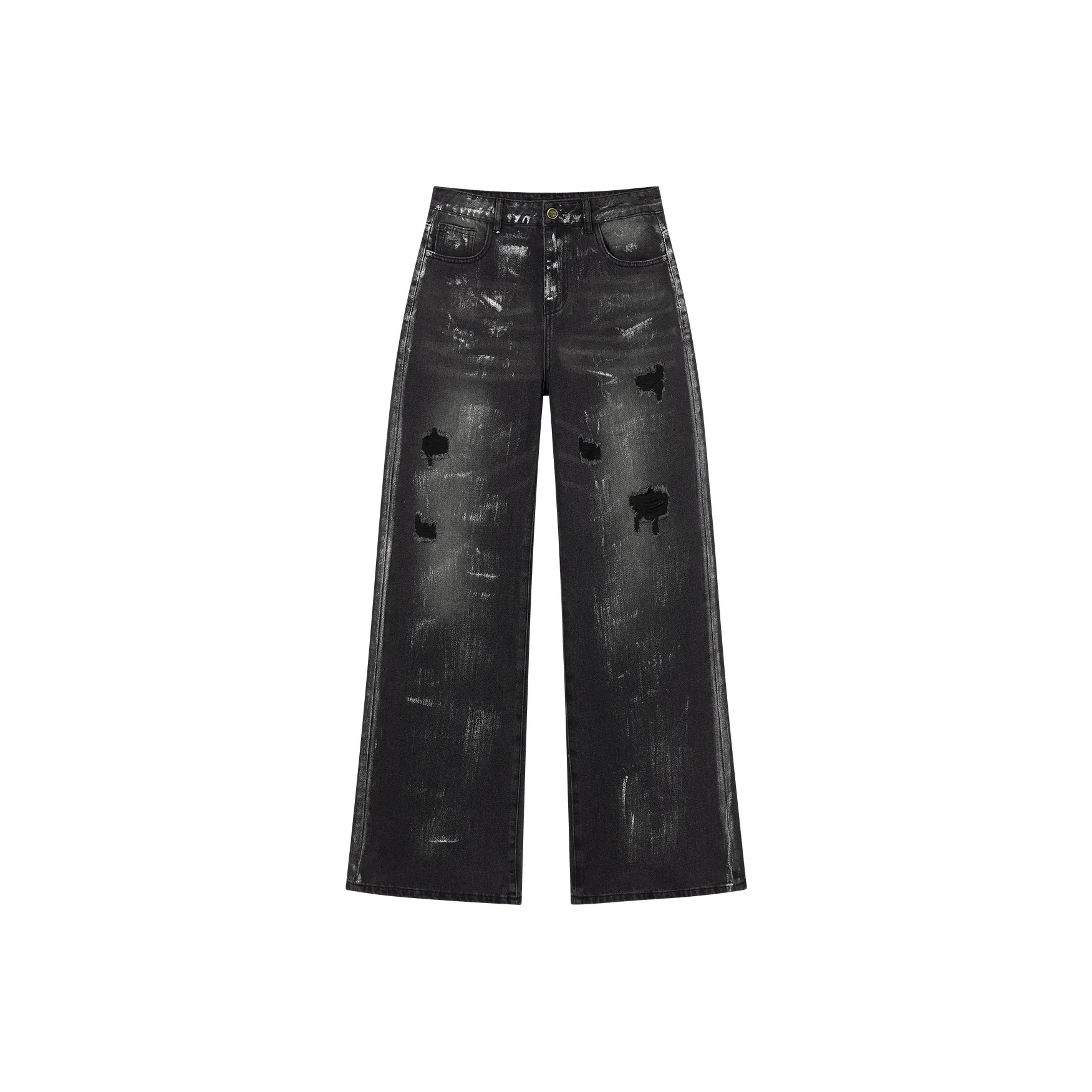 I'M ONE Черные Женские Джинсы