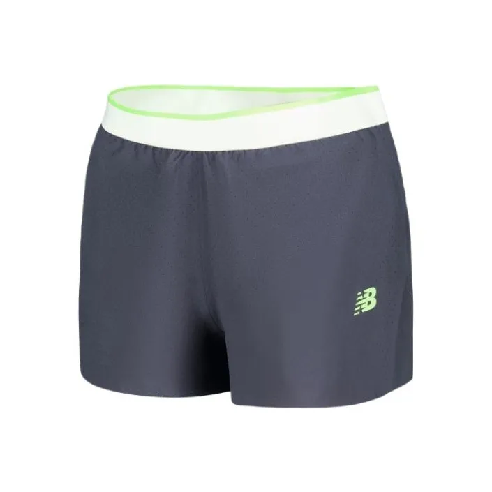 New Balance Race Day Split Повседневные шорты Женские Серый