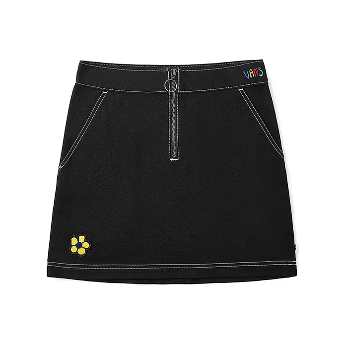 VANS Повседневные короткие юбки Женские Черный