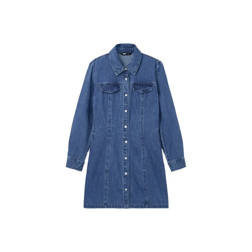 SPAO Женские Длинные Платья с Рукавами