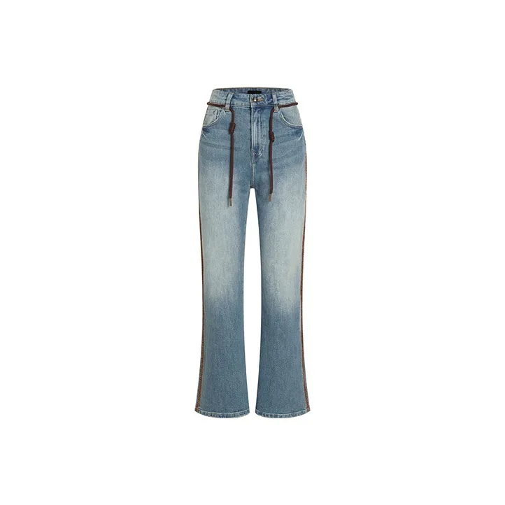 LIUREGALI Джинсы Женские Темно-синий