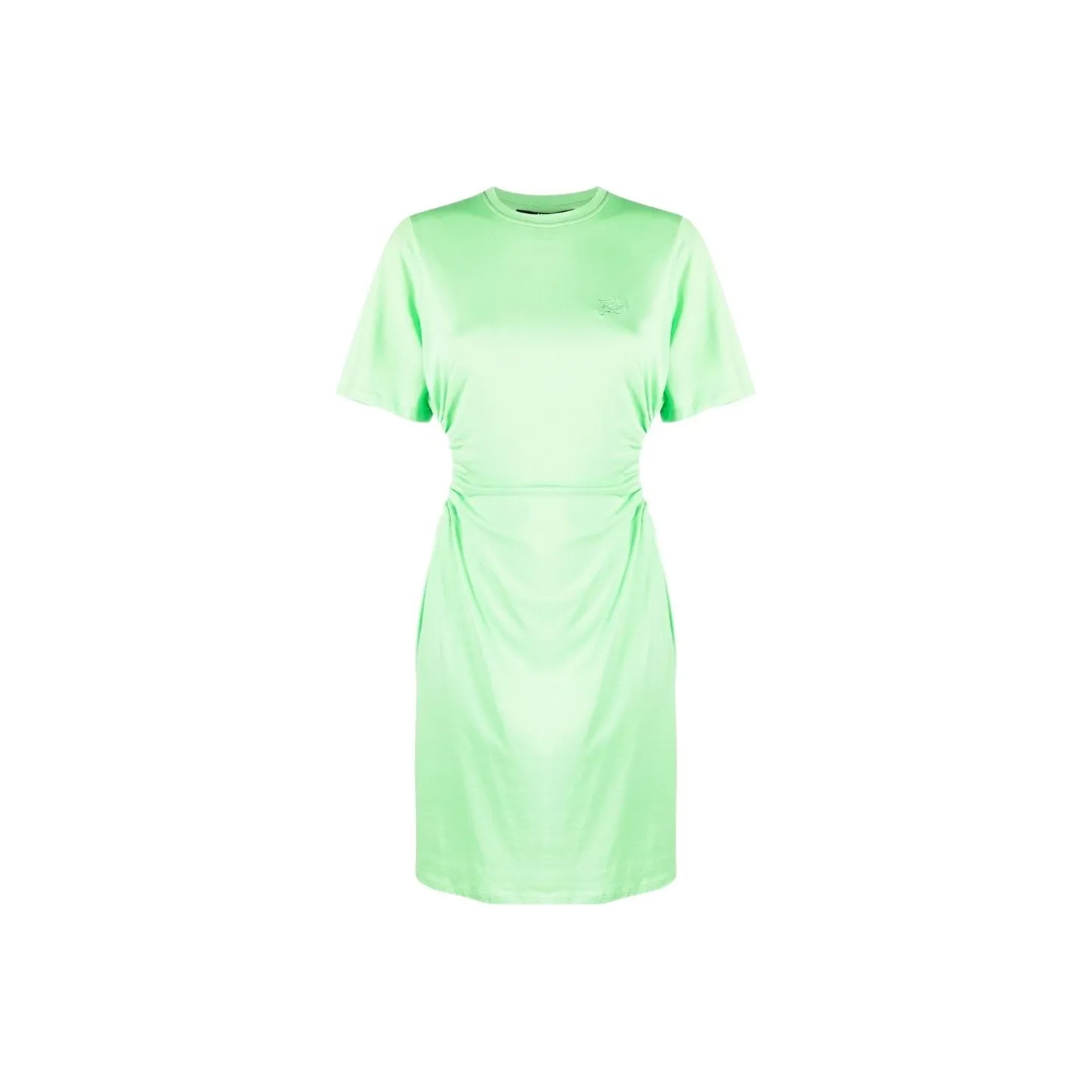 KARL LAGERFELD Короткий рукав Платье Женское Зеленое