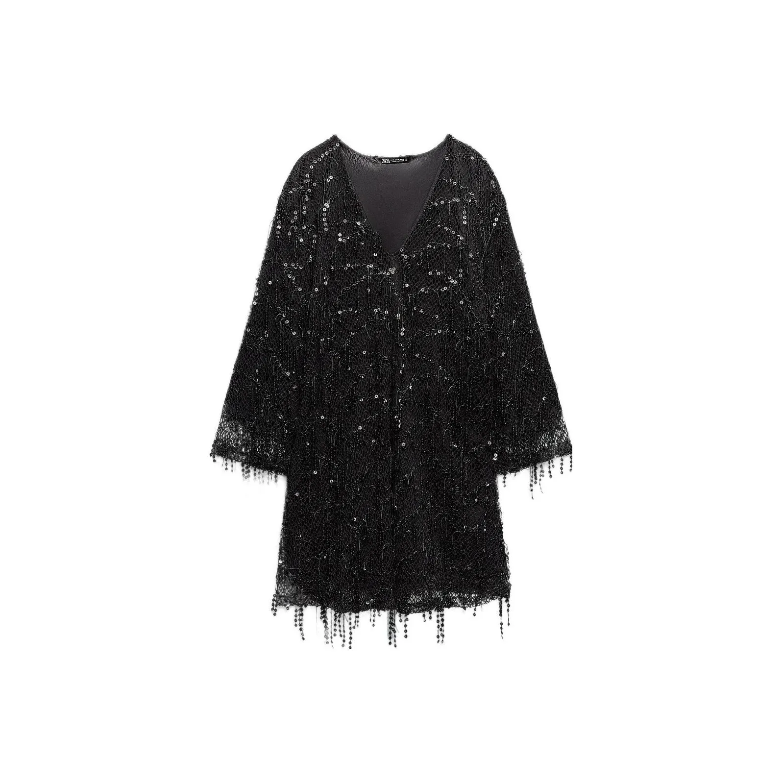 ZARA Long Sleeved Dress Women's Black