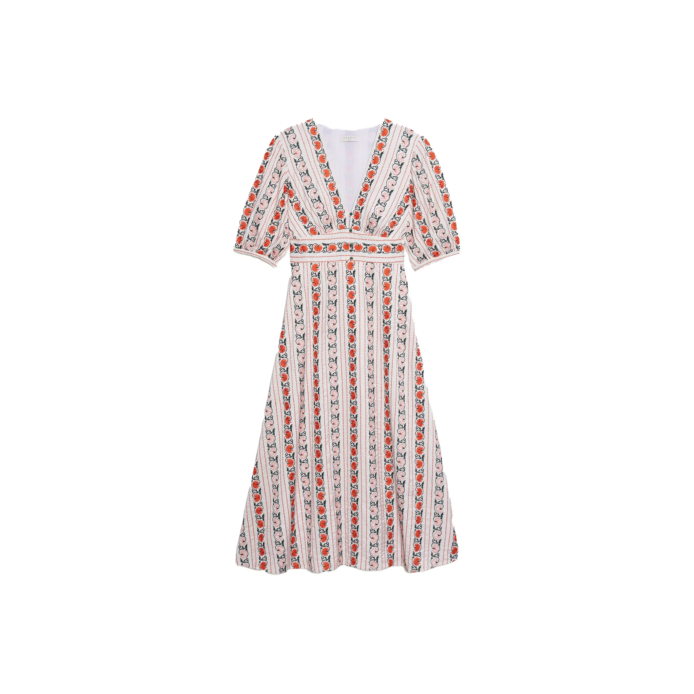 Sandro Short Sleeved Dresses Women's Red